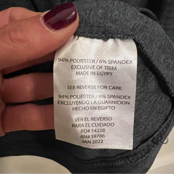 Men's Gray LEG3ND Long Sleeve Shirt Athletic Workout Fitness Comfort Casual Gym - Picture 6 of 6